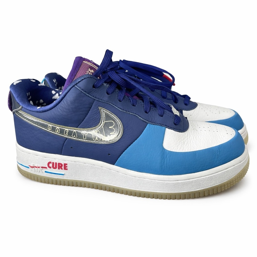 Nike Air Force 1 Doernbecher Breathe Blue White Custom Men’s 8 Women’s 9.5
